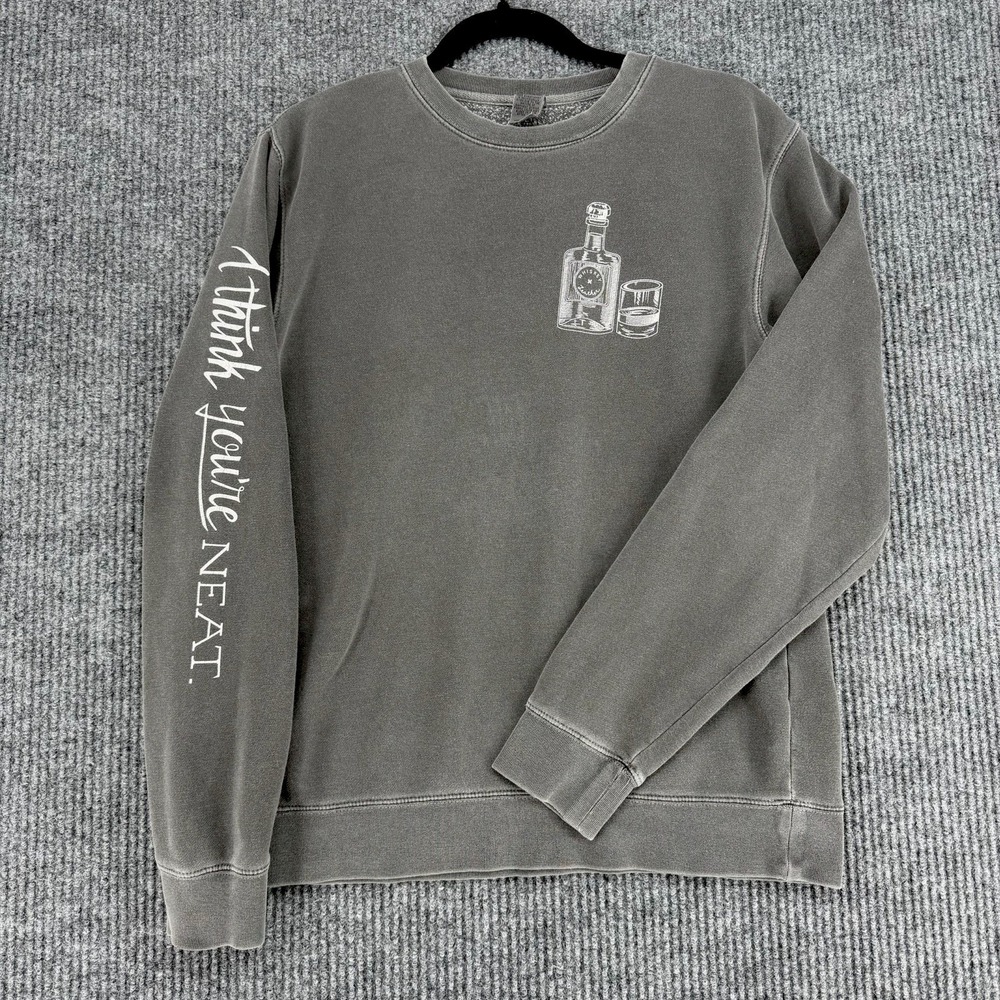 Independent Trading Company faded whiskey crewneck indie sleaze grunge Small
